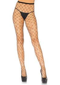 Crystalized Fence Net Tights