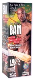 Bam Huge 13 Inch Realistic Cock With Removable Vac