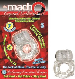 The Macho Crystal Collection Pulsating Erection Keeper