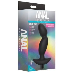 Anal Adventures Platinum Silicone Vibrating Prostate Massager 04 
