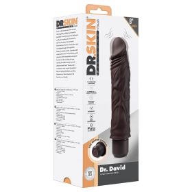 Dr. Skin Silicone Dr. David Vibrating Dildo