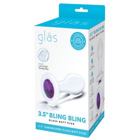 Glas 3.5" Bling Bling Butt Plug