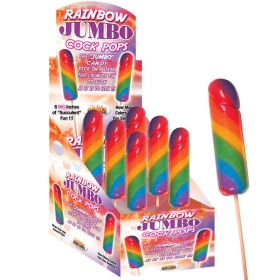 Rainbow Jumbo Cock Pops