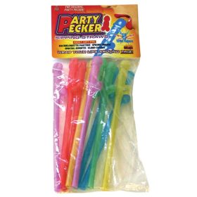 Party Pecker Sipping Straws