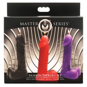 Master Series Passion Peckers Candle Set of 3