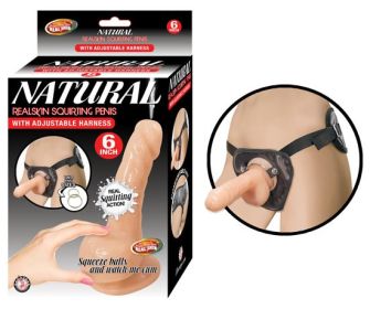 Natural Realskin Squirting Penis