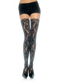 Lace Top Lace Thigh Highs