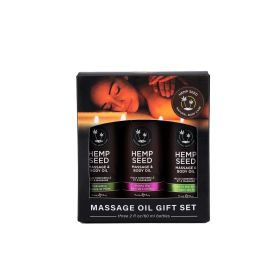 Hemp Seed Massage and Body Oil Gift Set