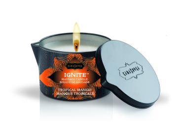 Ignite Tropical Mango Massage Candle