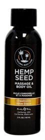 Hemp Seed Massage and Body Oil (Option: Dreamsicle 2 Fl. Oz./ 60ml)