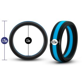 Performance (Option: Silicone Go Pro Cock Ring   Black/blue/black)