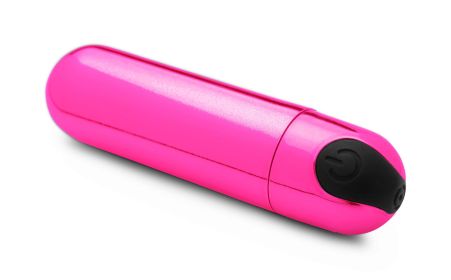 10x Rechargeable Vibrating Metallic Bullet (Option: Pink)