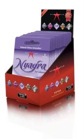 Nyagra Natural Climax Intense (Option: 12 Piece Display  2 Ct Blister Pack)