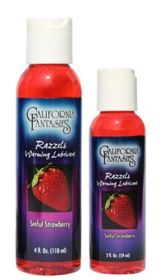 Razzels Warming Lubricant (Option: Sinful Strawberry   2.5 Oz. Bottle)