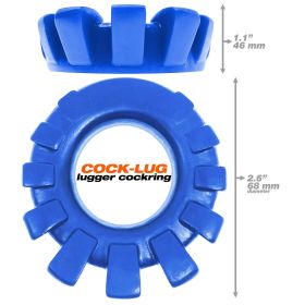 Cock (Option: Lug Lugged Cockring   Marine Blue)