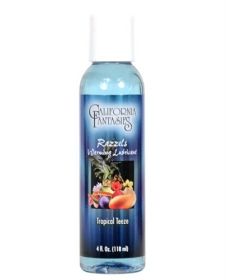 Razzels Warming Lubricant (Option: Tropical Teeze  4 Oz. Bottle)
