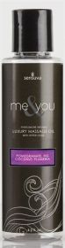 Me and You Massage Oil (Option: Pomegranate Fig Coconut Plumeria  4.2 Oz.)