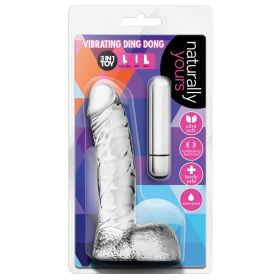 Naturally Yours Vibrating Ding Dong (Option: Clear 6.5")