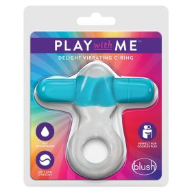 Play with Me Delight Vibrating C (Option: RingBlue)