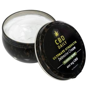 CBD Daily Ultimate Strength Intensive Cream (Option: Classic Mint 5oz)