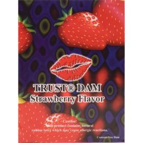 Dental Dam Condom (Option: Strawberry)