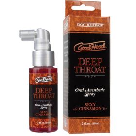 GoodHead Deep Throat Spray (Option: Sexy Cinnamon 2oz)