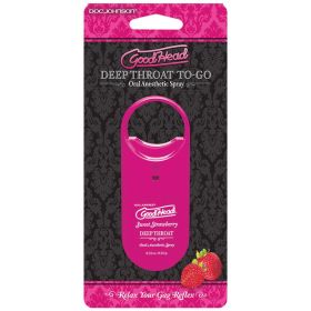 GoodHead Deep Throat Spray To Go (Option: Strawberry .33oz)