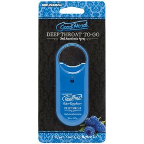 GoodHead Deep Throat Spray To (Option: GoBlue Raspberry 0.33oz)