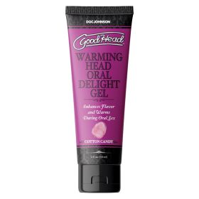 GoodHead Warming Head Oral Delight Gel (Option: Cotton Candy 4oz bulk)