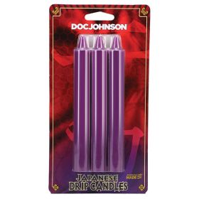 Japanese Drip Candles (Option: Purple 3Pk)