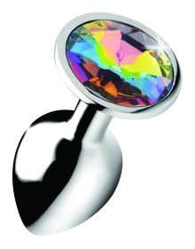 Rainbow Prism Gem Anal Plug (Option: Small)