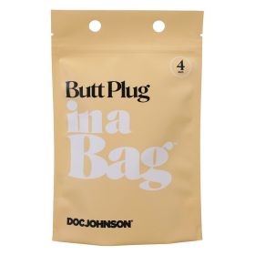 Butt Plug In A Bag (Option: Black 4")