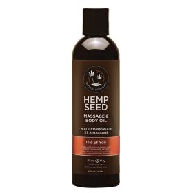 Earthly Body Hemp Seed Massage & Body Oil (Option: Isle of You 8oz)