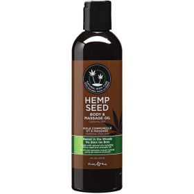 Earthly Body Hemp Seed Massage & Body Oil (Option: Naked in the Woods 8oz)