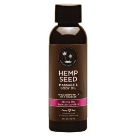 Earthly Body Hemp Seed Massage Oil (Option: Skinny Dip 2oz)