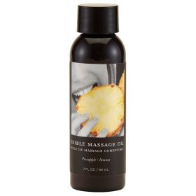 Earthly Body Edible Massage Oil (Option: Pineapple 2oz)