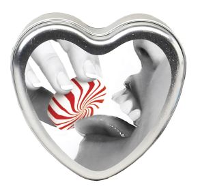 Edible Heart Candle (Option: Mint  4 Oz.)