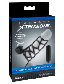 Fantasy X (Option: Tensions Extreme Silicone Power Cage  Black)