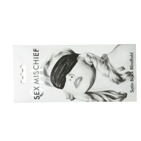 Sex and Mischief Satin Blindfold (Option: Black)