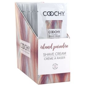 Coochy Shave Cream (Option: Island Paradise 15ml Foil Display of 24)