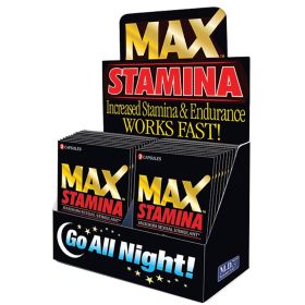 MAX Stamina (Option: 2 Pill Pack Display of 24)