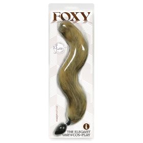 Foxy Silicone Tail Butt Plug (Option: Gold)