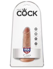 King Cock 5 Inch Cock (Option: Tan)