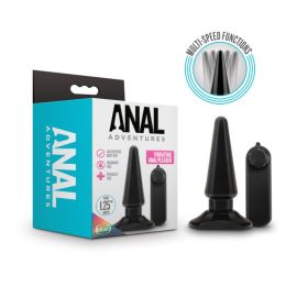 Anal Adventures (Option: Basic Vibrating Anal Pleaser   Black)