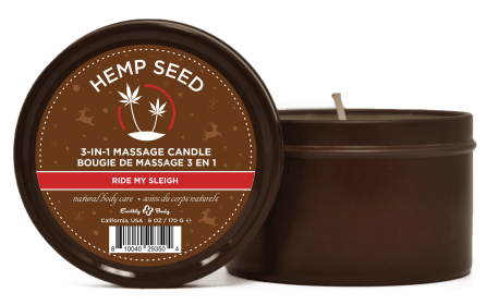 Hemp Seed 3 (Option: in1 Massage Candle Ride My Sleigh  6oz/ 170 G)