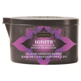 Kama Sutra Ignite Massage Candle (Option: Island Passion Berry 6oz)