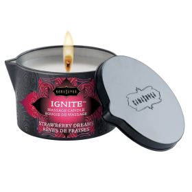 Kama Sutra Ignite Massage Candle (Option: Strawberry Dreams 6oz)