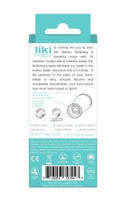 Liki Rechargeable Flicker Vibe (Option: Tease Me Turqoise)