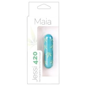 Maia Jessi 420 Rechargeable Mini Bullet (Option: Green)