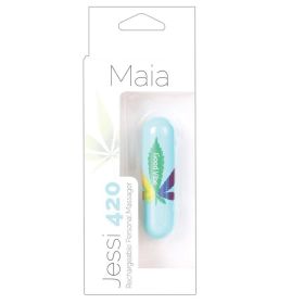 Maia Jessi 420 Rechargeable Mini Bullet (Option: Blue)
